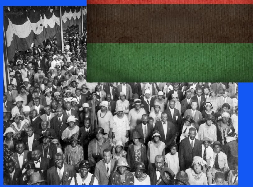 Delegates gathered at a UNIA convention in the 1920s