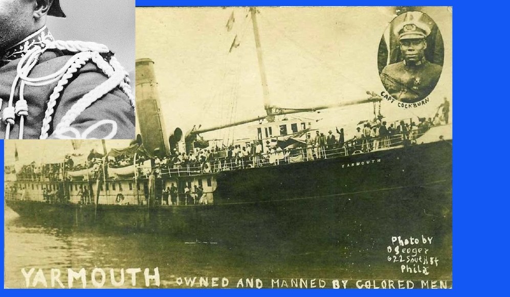 The Black Star Line steamship Yarmouth, owned and manned by Black crew